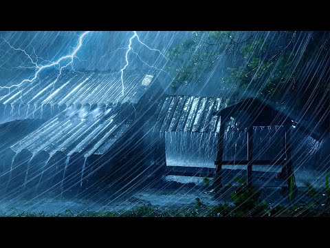 暴风雨夜也能秒睡？农舍倾盆大雨与震撼雷声助你轻松入眠