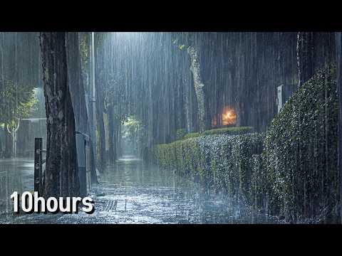 [10小时] 强力失眠缓解雨声！脑部按摩ASMR助你深度睡眠，还能缓解耳鸣