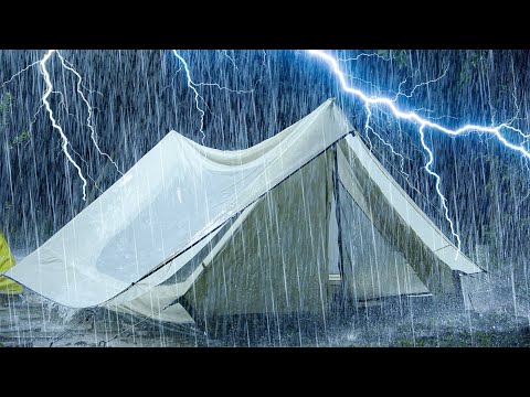 99% 即刻深度睡眠！雷暴声音、天然大雨打帐篷与强力雷声，让你彻底放松
