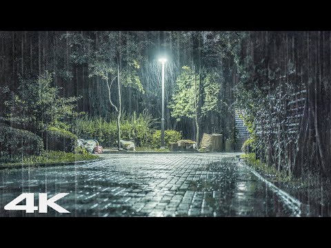 雨声助眠 _ 大雨、失眠缓解、冥想、ASMR