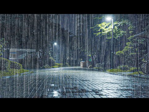 深度催眠雨声ASMR，让所有烦恼消散入睡 _ 暴雨、失眠、白噪音、治愈体验