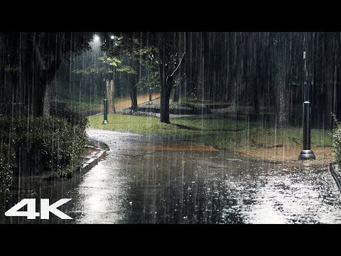 ?用夜间倾盆大雨的声音消除失眠和压力问题