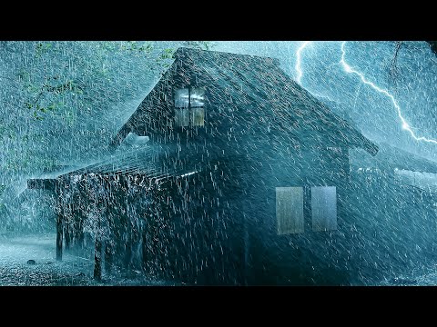 入睡神器！强力雷暴雨助眠放松⚡大暴风雨雨+强烈雷声与风暴风震撼体验