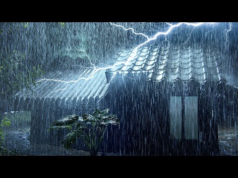 99％的人都能快速入睡？夜间雷暴雨声音助眠＿暴雨＋强烈雷声一听就困