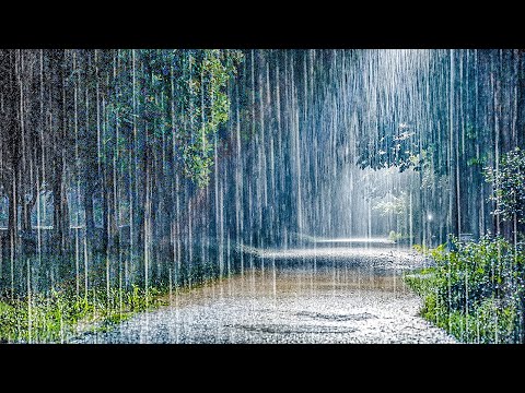 无法入睡的夜晚？试试安眠药雨声 _ 暴雨 ASMR让失眠消失，轻松进入深度睡眠