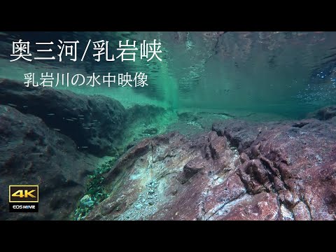 震撼4K + 自然环境音体验｜景胜地乳岩峡，乳岩川水下美景全记录