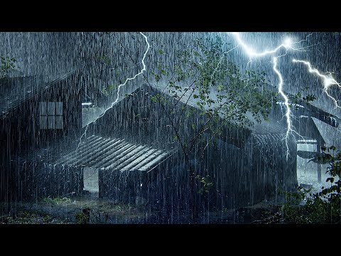无法入睡？夜晚强烈飓风＋倾盆大雨＋猛烈雷声，帮你彻底击败失眠快速入睡