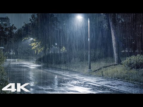 伴随着强烈的雷声和大雨声的深度睡眠 _ 摆脱失眠