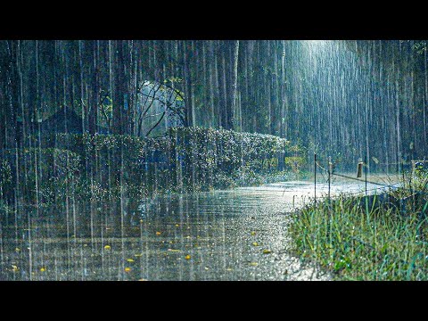 睡前卧室听的催眠雨声！暴雨轰鸣助缓解失眠，瞬间进入香甜睡眠 ASMR