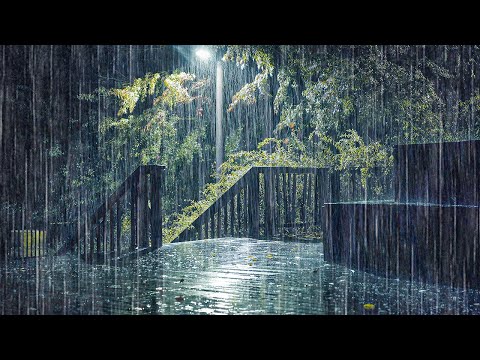 暴雨雨声整晚陪你睡到早晨！耳鸣缓解、熟睡神器、彻底告别失眠