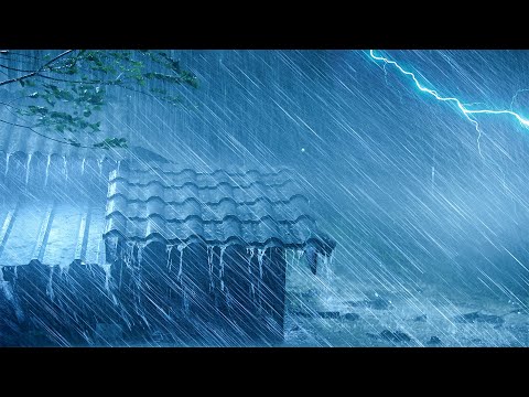 铁皮屋顶上的雷暴雨有多助眠？伴随强风与强烈雷声，几分钟内立即入睡