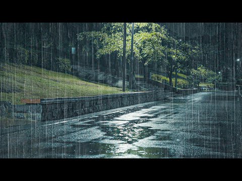 瞬间入睡的安眠药雨声！失眠症必听，压力瞬间释放