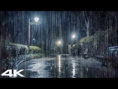 适合深度睡眠的大雨声音 _ 白噪声 ASMR