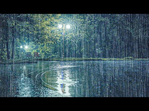 失眠的你一定要听！暴雨雨声1分钟让你快速入睡，缓解失眠，超治愈 ASMR体验