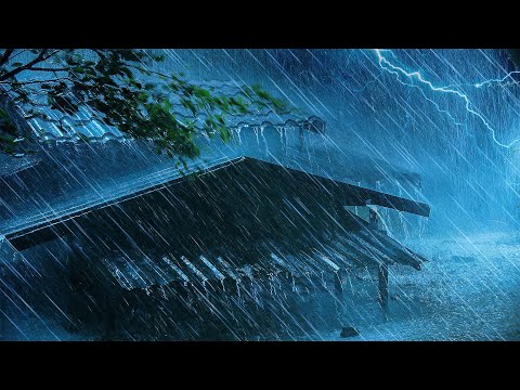 助眠必备！完美雨雷暴声音 _ 狂烈飓风雨、强烈雷声与风暴狂风让你一夜好眠