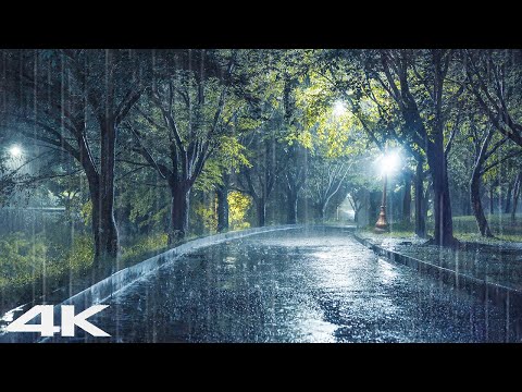 按下播放键即可进入睡眠状态 _ 午夜雨，缓解压力