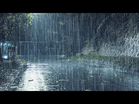 睡前必听！开着睡就能安心醒来 _ 暴雨雨声守护全程睡眠 ASMR