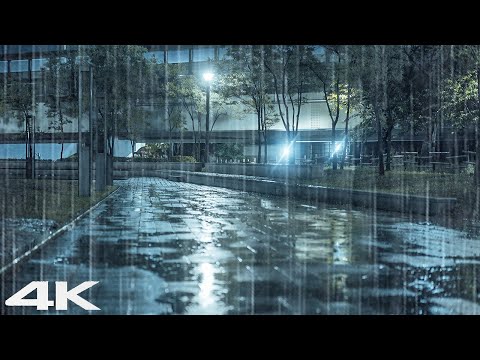 晚上的放松摇篮曲雨声 _ 再见失眠 _ 白噪声 ASMR
