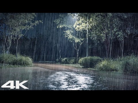 在美丽的夜晚快速入睡 _ 大雨和雷声助眠