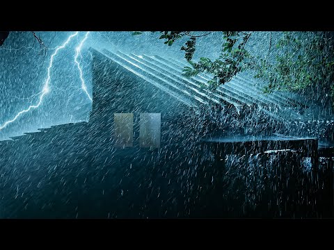 彻底击败失眠与压力，瞬间入睡秘诀 _ 倾盆大雨＋强烈雷声＋呼啸狂风陪伴你