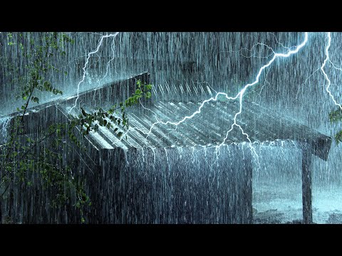 99%瞬间入睡必备！雨雷声音＋强烈暴雨与强大雷声助你彻底放松