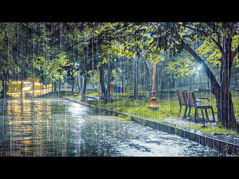 失眠症救星！暴雨雨声让睡意瞬间涌来，轻松快速入睡 白噪音 ASMR 深度睡眠体验