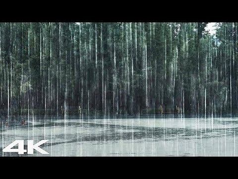 暴雨 _ 冥想的雨声，快速入睡和安心